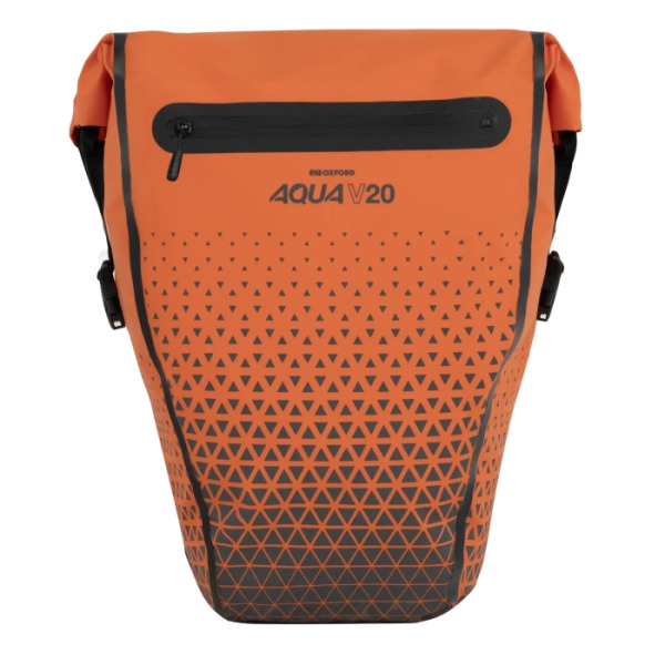 Oxford Oxford Aqua V 20 Extreme Visibility Single QR Pannier Bag Orange